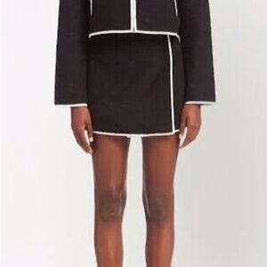 ⭐️Prada Black and white Terry Cloth Wrap Skirt—STUNNING!!  New Condition!! 44